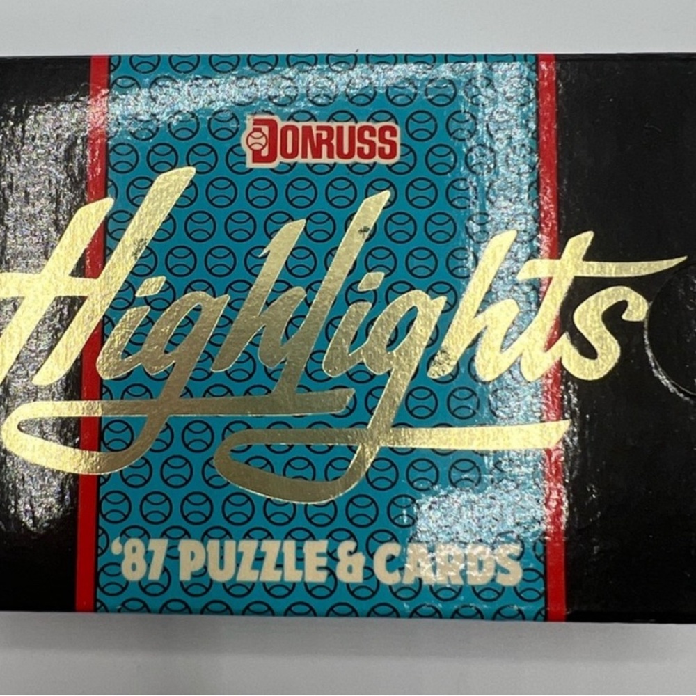 Donruss Highlights '87 Puzzle & Cards